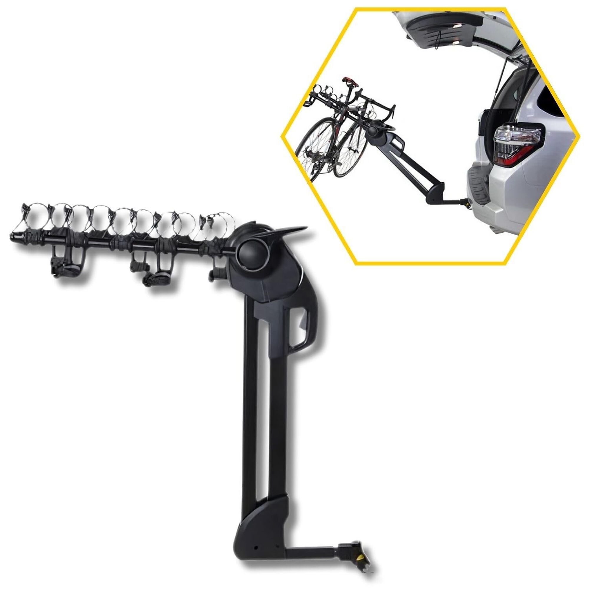 Saris Glide EX Hitch Bike Rack - One-handed Trigger Release Glide Operation 5 Bike Hitch Rack